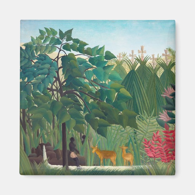 Henri Rousseau - The Waterfall Magnet (Front)