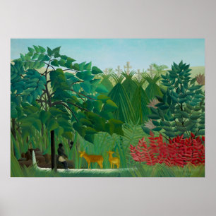 Henri Rousseau – The Waterfall Poster