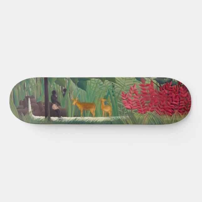 Henri Rousseau - The Waterfall Skateboard (Horz)