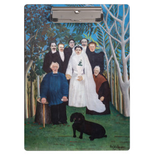 Henri Rousseau - The Wedding Party Clipboard