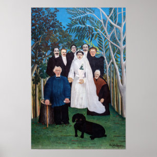 Henri Rousseau - The Wedding Party Poster