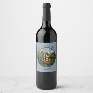 Henri Rousseau Tiger & Bull Party Items Collection Wine Label