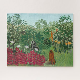 Henri Rousseau - Tropical Forest with Monkeys Jigsaw Puzzle