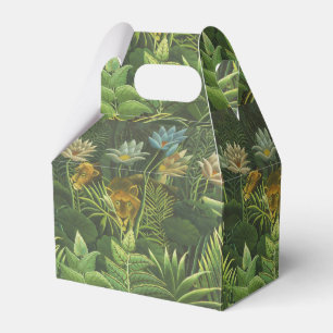 Henri Rousseau Tropical Jungle Lion Vintage Print Favour Box