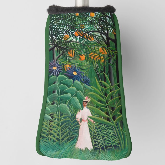 Henri Rousseau - Woman Walking in an Exotic Forest Golf Head Cover (Rotate 90)