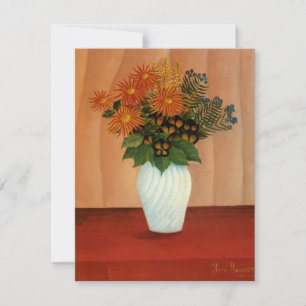 Henri Rousseau's Bouquet of Flowers (circa 1900) Invitation