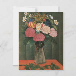 Henri Rousseau's Flowers in a Vase (1909) Invitation