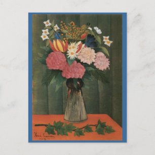 Henri Rousseau's Flowers in a Vase (1909) Postcard