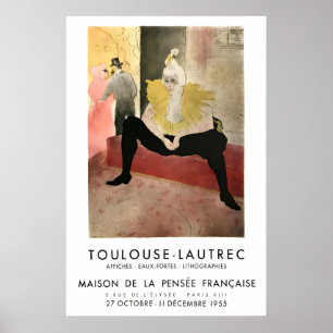 Henri Toulouse Lautrec 1955 POSTER PRINT A5-A1