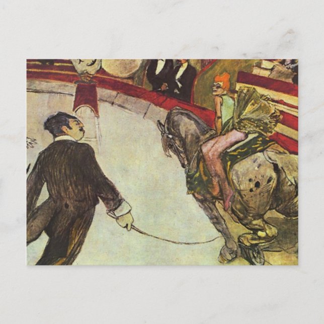 Henri Toulouse-Lautrec - The Circus Postcard (Front)