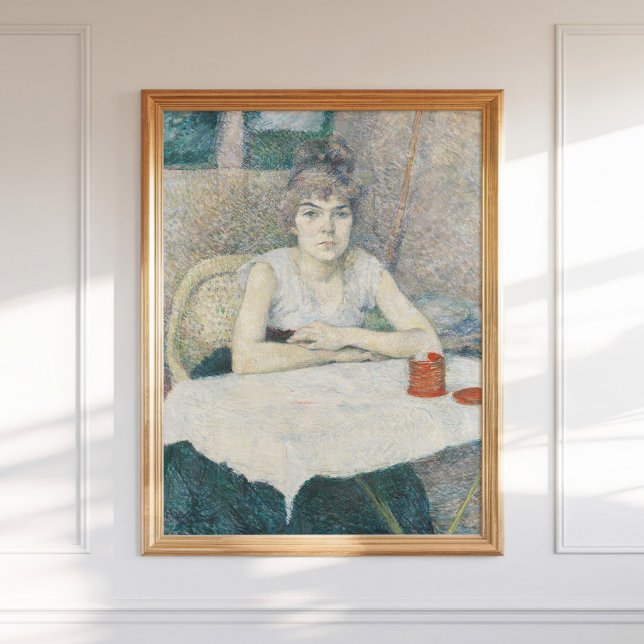 Henri Toulouse Lautrec Young Woman at a Table Art Poster (Creator Uploaded)
