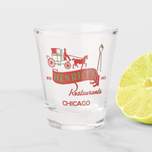 Henrici's Restaurant, Steak & Lobster, Chicago, IL Shot Glass