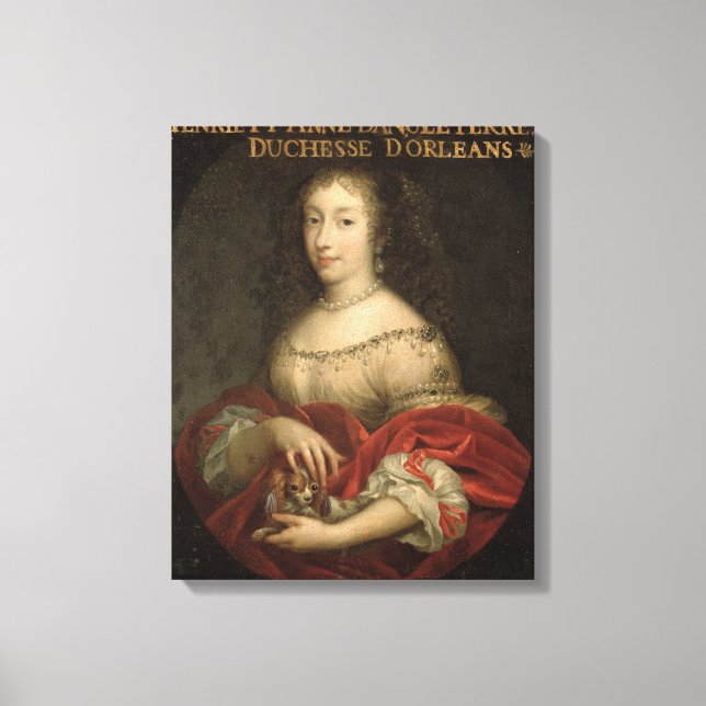 Henrietta Anne  Duchess of Orleans Canvas Print (Front)