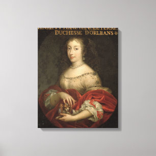 Henrietta Anne Duchess of Orleans Canvas Print