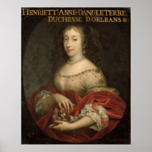 Henrietta Anne Duchess of Orleans Poster