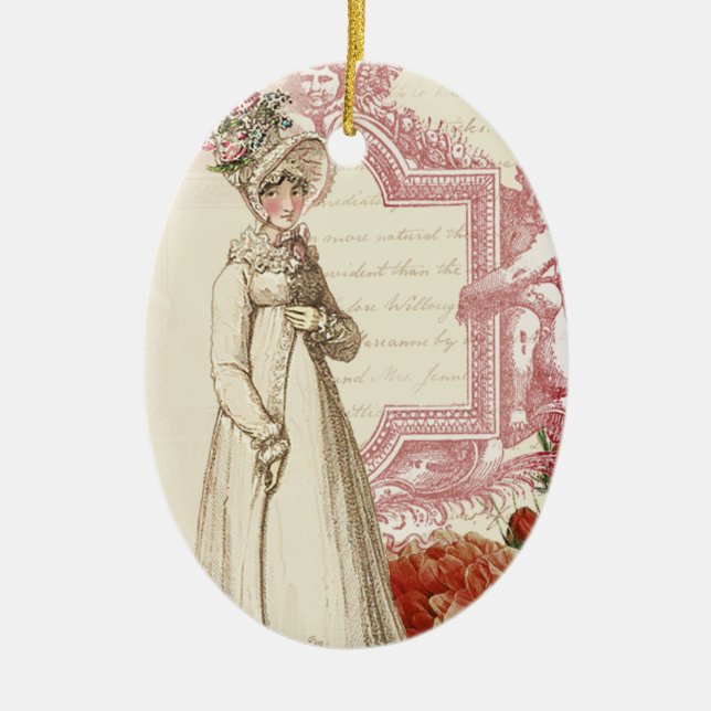Henrietta Ceramic Tree Decoration (Front)
