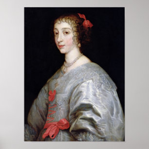 Henrietta-Maria of France Poster