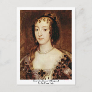 Henriette,Queen Of England By Sir Peter Lely Postcard