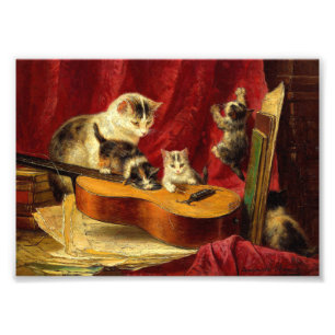 Henriëtte Ronner-Knip Making Music Photo Print
