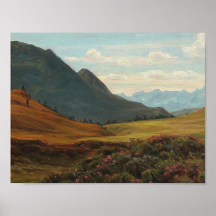 Henrik Gamst Jespersen - View of the Alps Poster