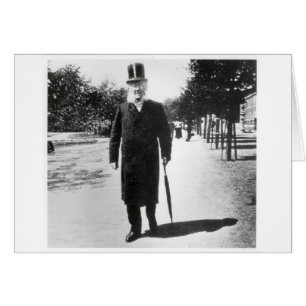 Henrik Ibsen (1828-1906) in Oslo, 1896 (b/w photo)