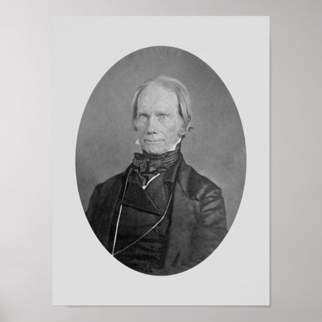 Henry Clay Photo Portrait Poster (Front)