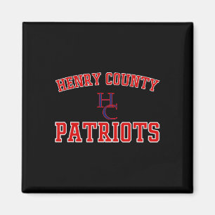 Henry County Patriots Logo Varsity Hs Magnet