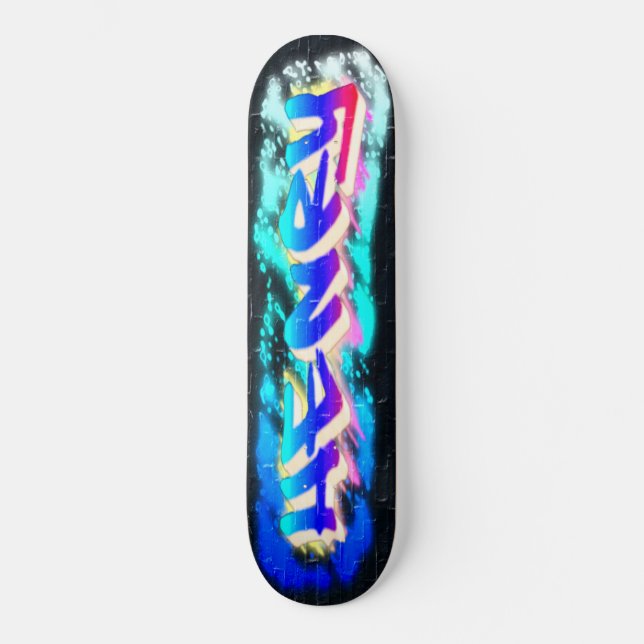 HENRY Customised Graffiti Skateboard (Front)