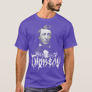 Henry David Thoreau Metal T-Shirt