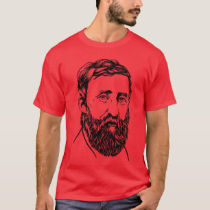Henry David Thoreau portrait T-Shirt