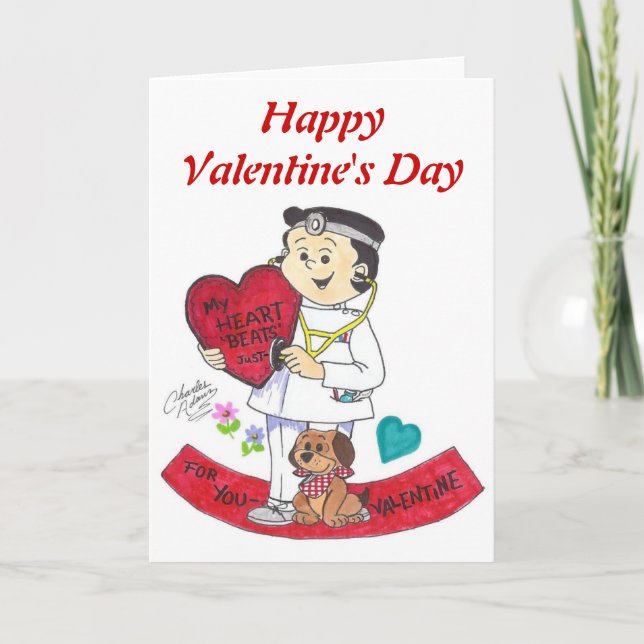 Henry doctor valentine, HappyValentine's Day Holiday Card (Front)