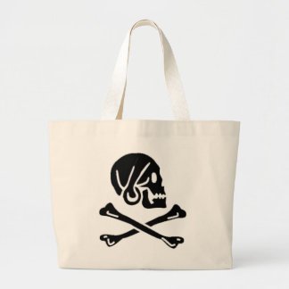 Henry Every authentic pirate flag Large Tote Bag