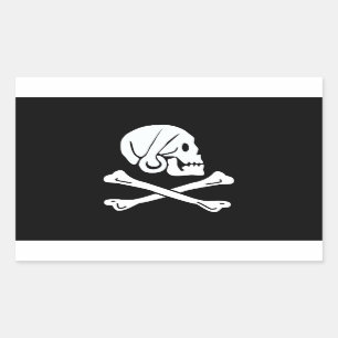 Henry Every Flag Pirate Flag Rectangular Sticker