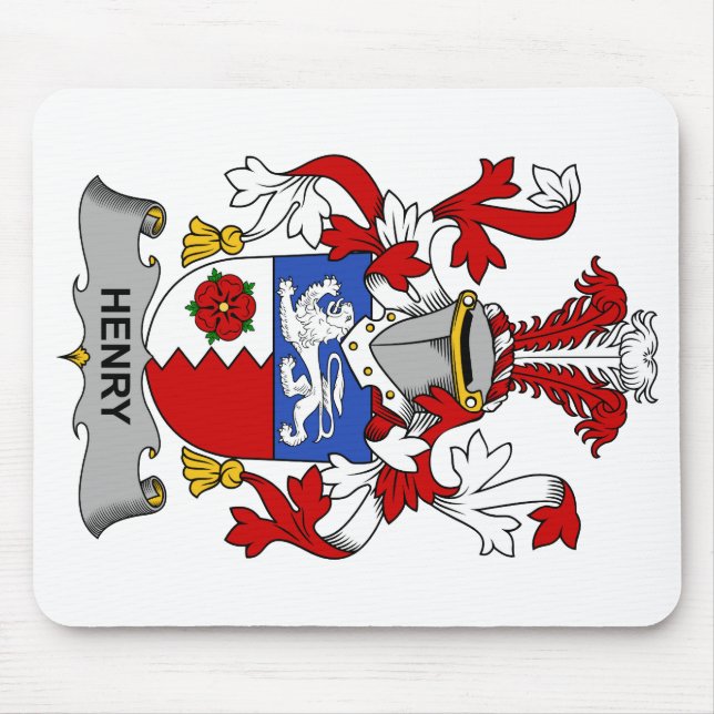 Henry Family Crest Mouse Pad (Front)