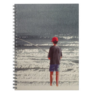 Henry Fishing Alps 1990 Spiral Notebook