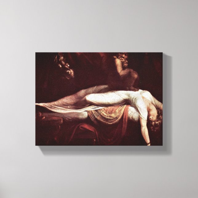 Henry Fuseli - The Nightmare Canvas Print (Front)