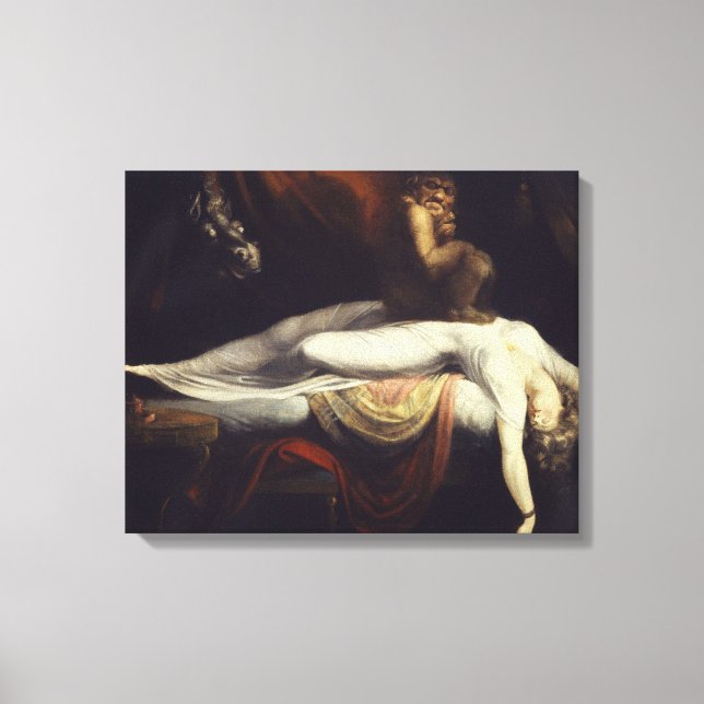 Henry Fuseli - The Nightmare Canvas Print (Front)
