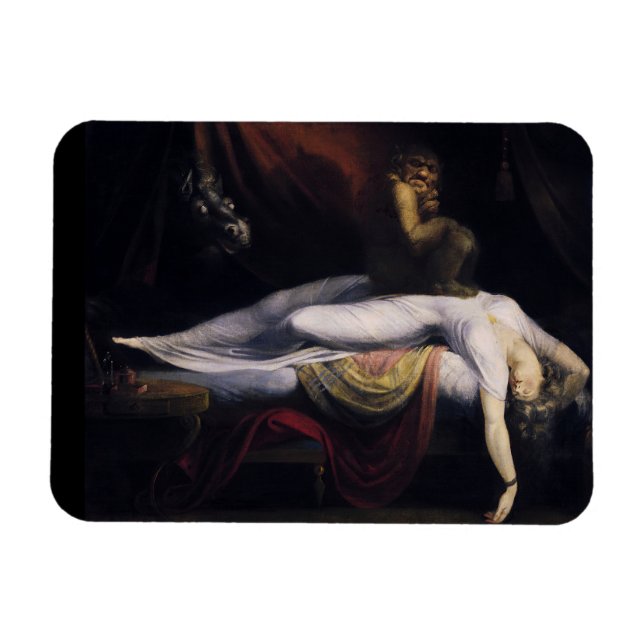 Henry Fuseli The Nightmare Painting Magnet (Horizontal)