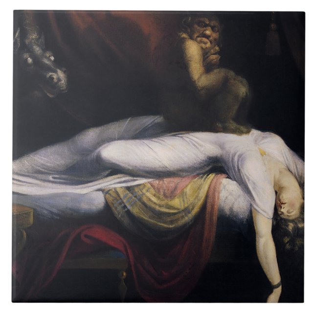 Henry Fuseli - The Nightmare Tile (Front)