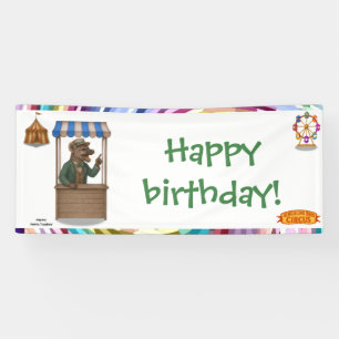 Henry hyena hawker birthday banner