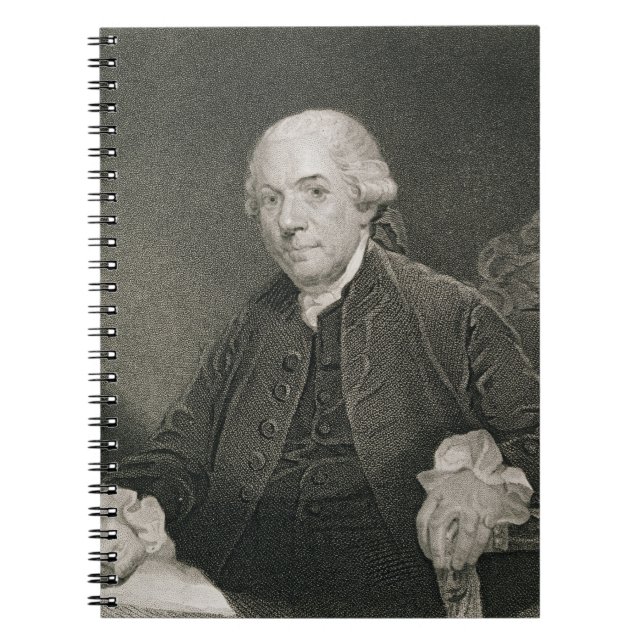 Henry Laurens, engraved by Thomas B. Welch (1814-7 Spiral Notebook (Front)