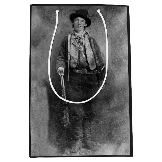 Henry McCarty, Billy the Outlaw Kid of Old West Medium Gift Bag (Front)