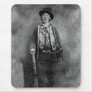 Henry McCarty, Billy the Outlaw Kid of Old West Mouse Pad