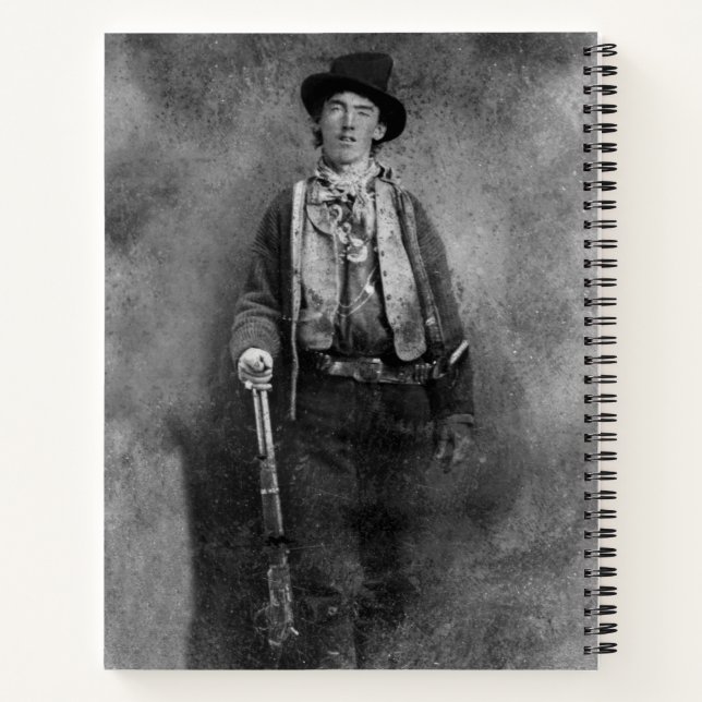 Henry McCarty, Billy the Outlaw Kid of Old West Notebook (Back)