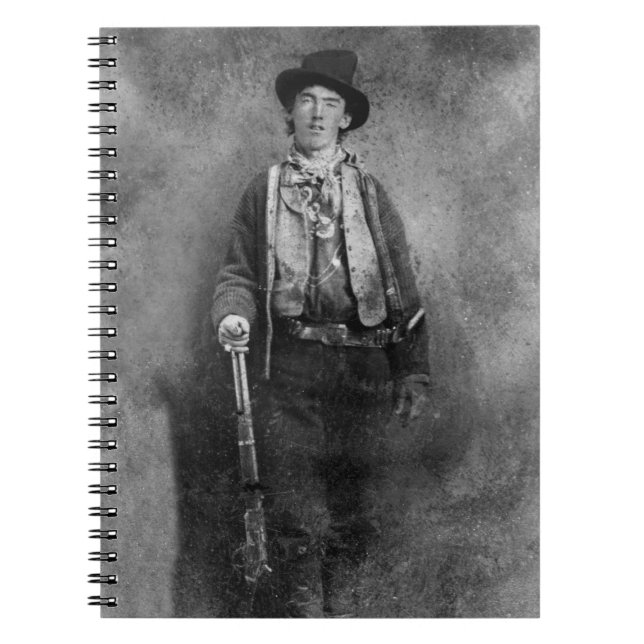 Henry McCarty, Billy the Outlaw Kid of Old West Notebook (Front)