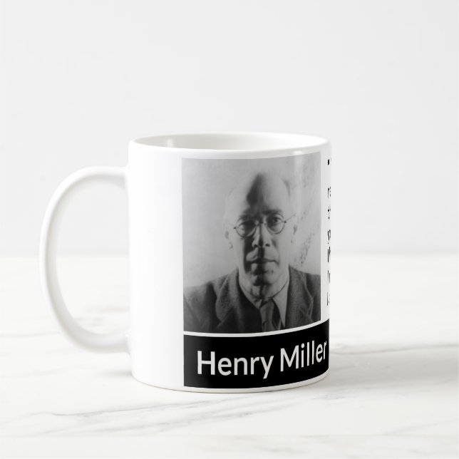 Henry Miller Coffee Mug (Left)