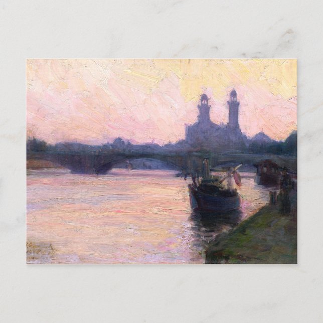 Henry Ossawa Tanner The Seine Postcard (Front)