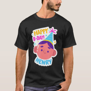Henry Personalised Happy Birthday Idea T-Shirt