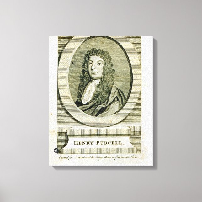 Henry Purcell , Canvas Print (Front)