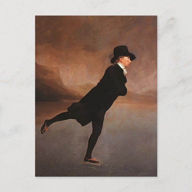 Henry Raeburn- The Skating Minister Postcard (Front)